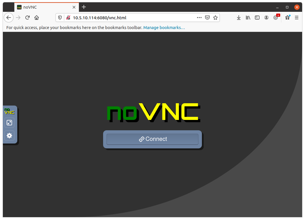 noVNC in LAN